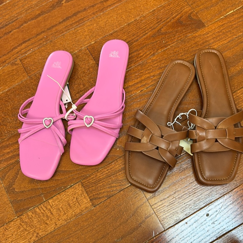 2 Pair of Summer sandals size 11
